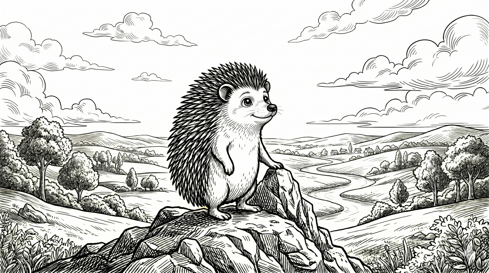 Herb the hedgehog high-fiving his son